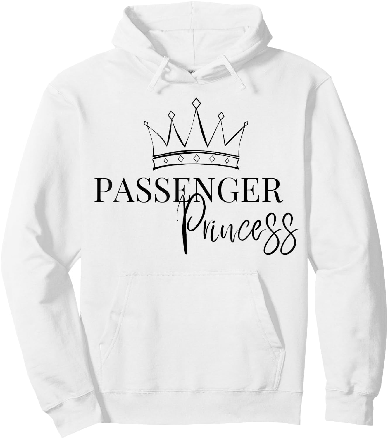 Princess passenger, Passenger princess Hoodie - Hoodie | White