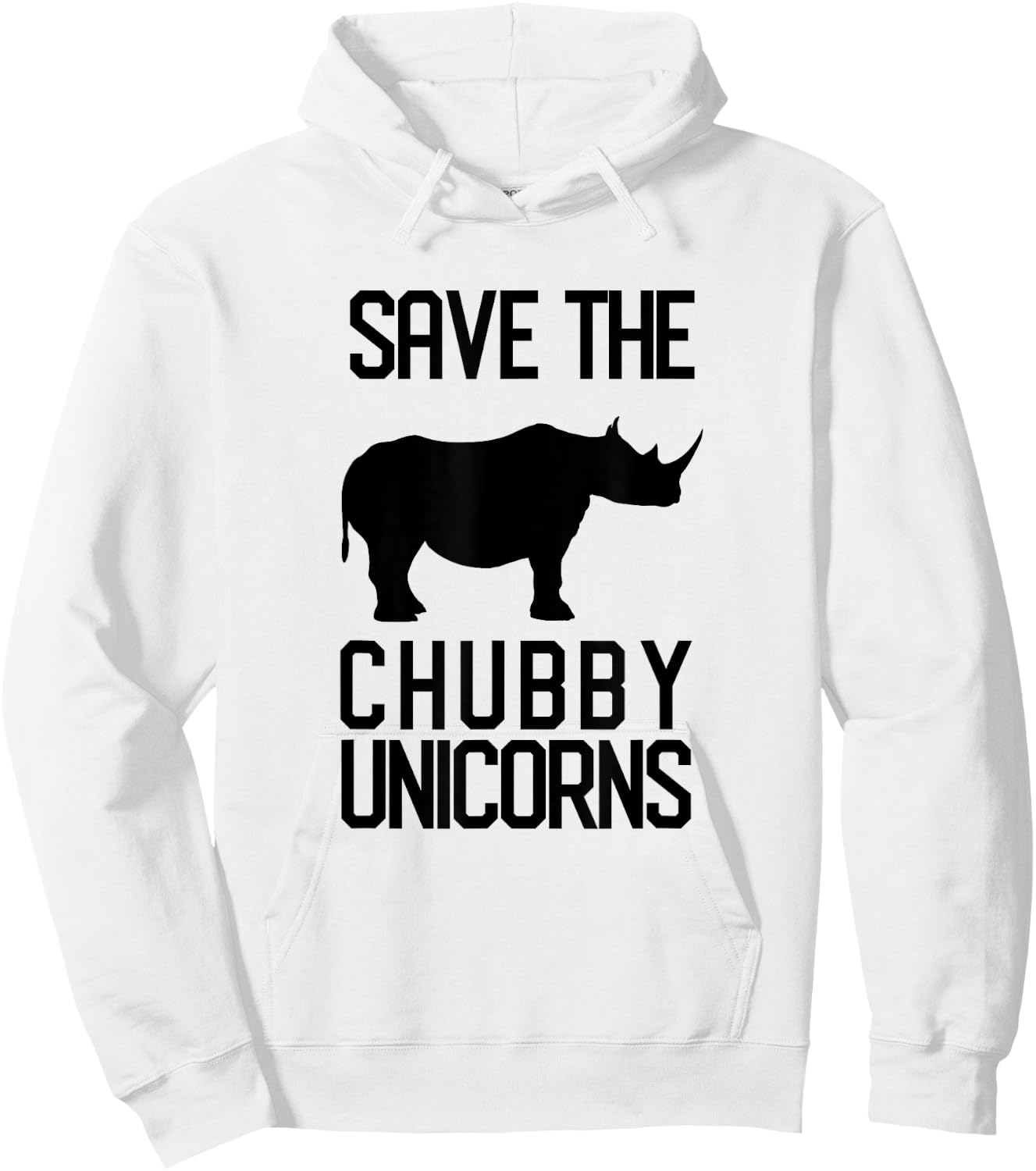 Save The Chubby Unicorns for Kids and Youth Hoodie - Hoodie | White