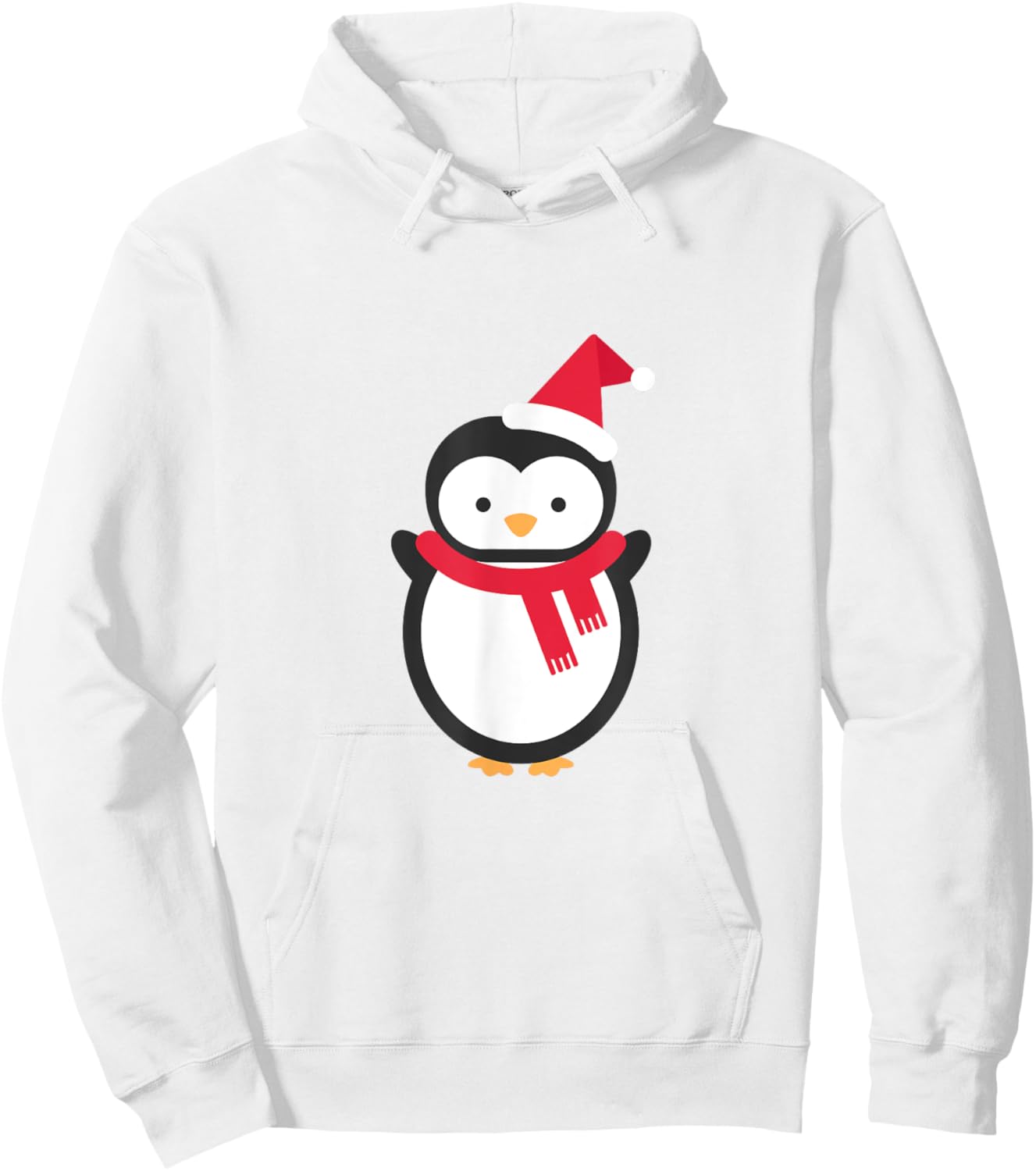 Penguin Christmas Hoodie - Hoodie | White