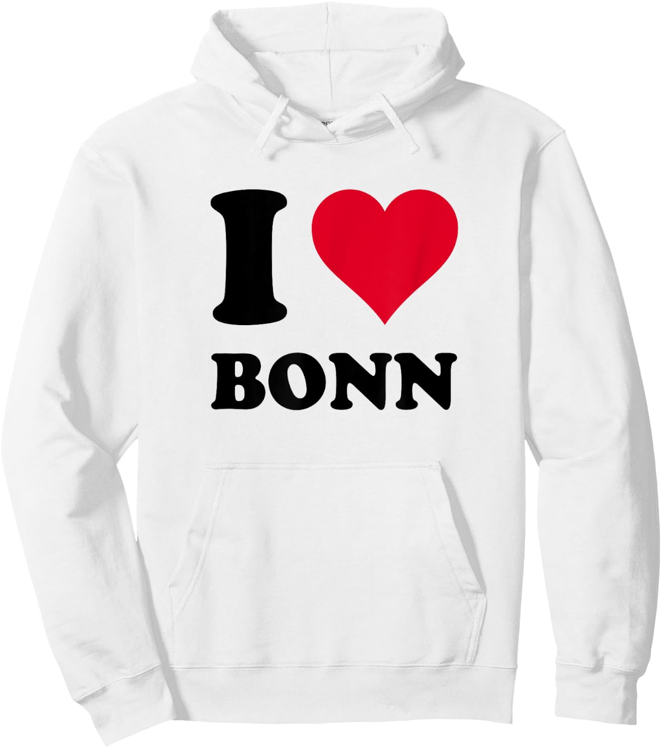 Ich Liebe Bonn Hoodie - Hoodie | White
