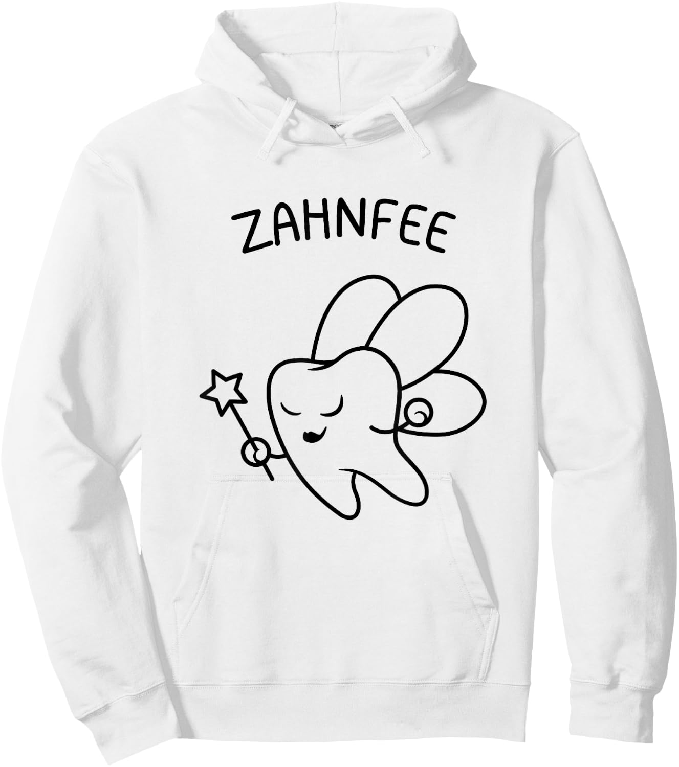 Tooth Fairy Fancy Dress Outfit Carnival Costume , White Hoodie - Hoodie | White