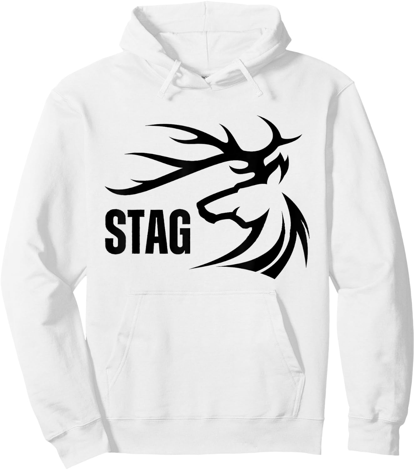 Stag Swinger Lifestyle Naughty Adult Graphic Hoodie - Hoodie | White