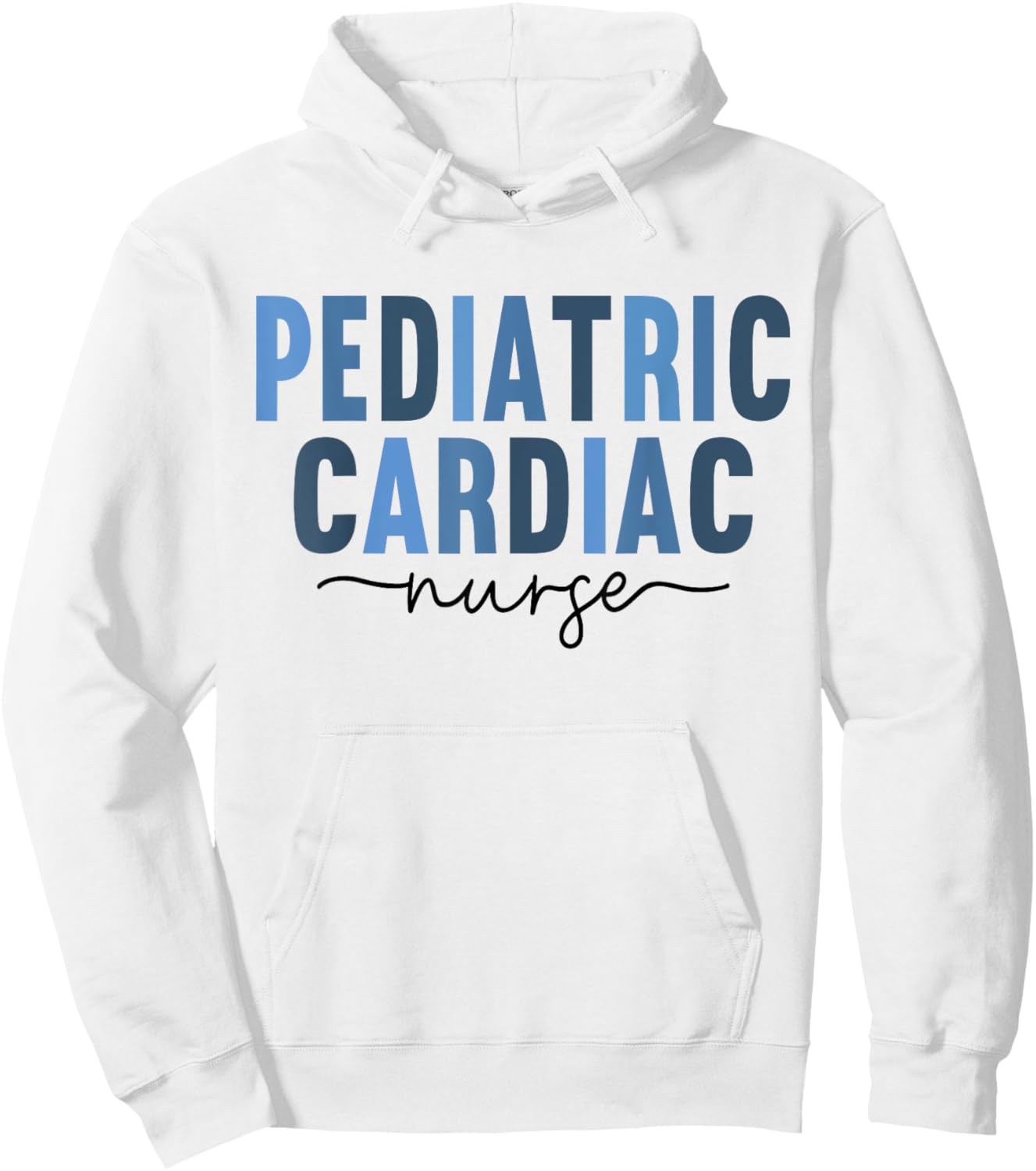 Peds Cardiac Nursing Pediatric Cardiac Nurse Cardiologist Hoodie - Hoodie | White