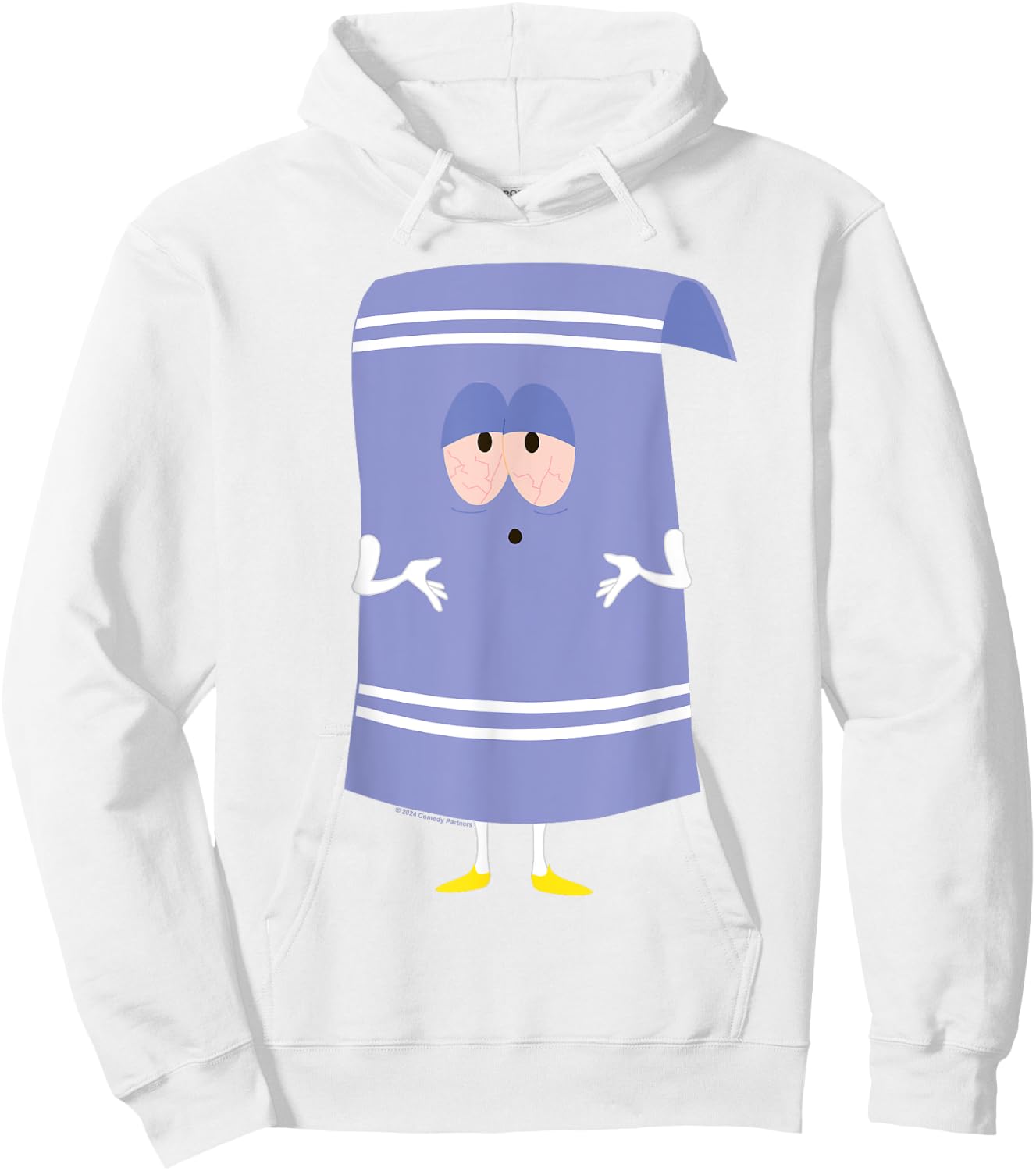 South Park Towelie Smile Face Halloween Hoodie - Hoodie | White