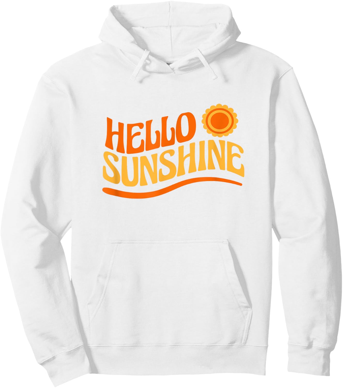 Hello Sunshine , white, S Hoodie - Hoodie | White