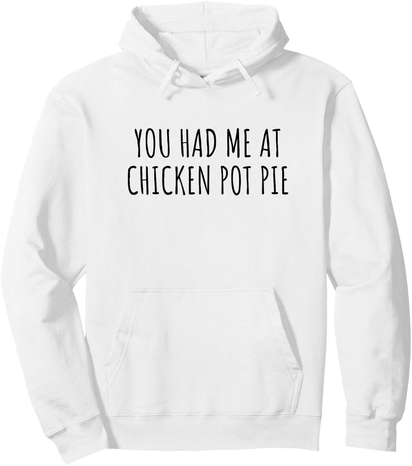 Funny Chicken Pot Pie Lover Hoodie - Hoodie | White