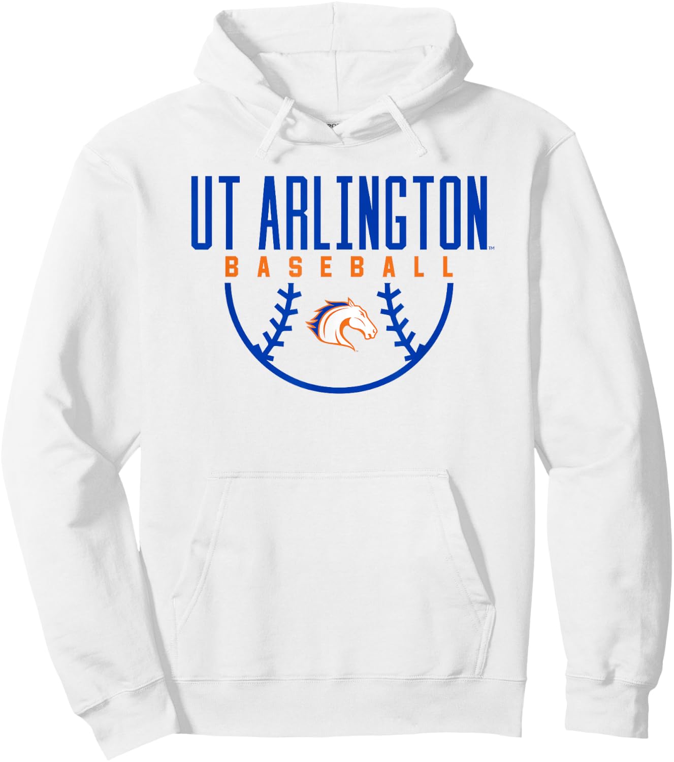 University of Texas at Arlington UTA Mavericks Baseball Hoodie - Hoodie | White
