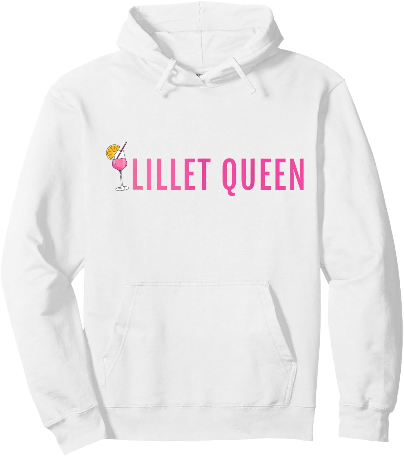Lillet Queen Summer Alcohol Lillet , White Hoodie - Hoodie | White