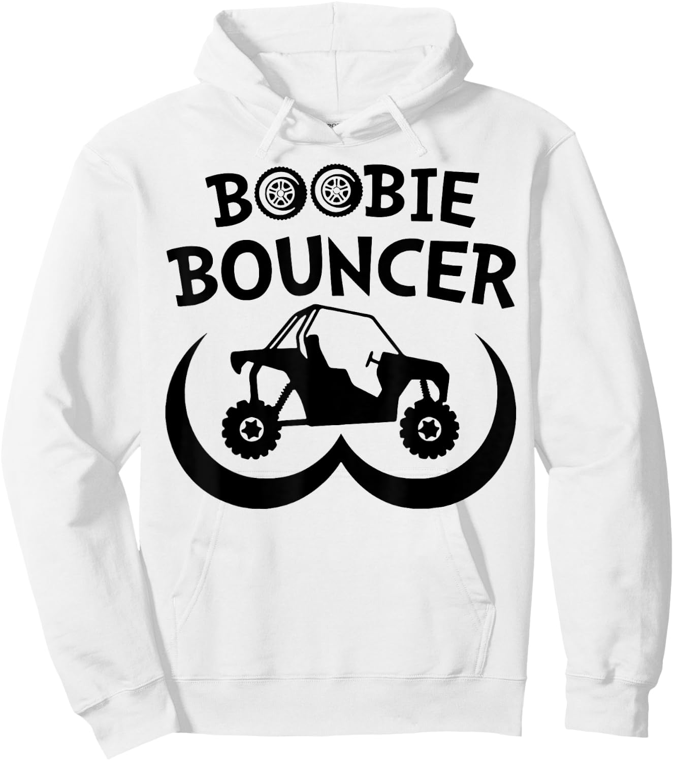 SXS UTV Boobie Bouncer Hoodie - Hoodie | White