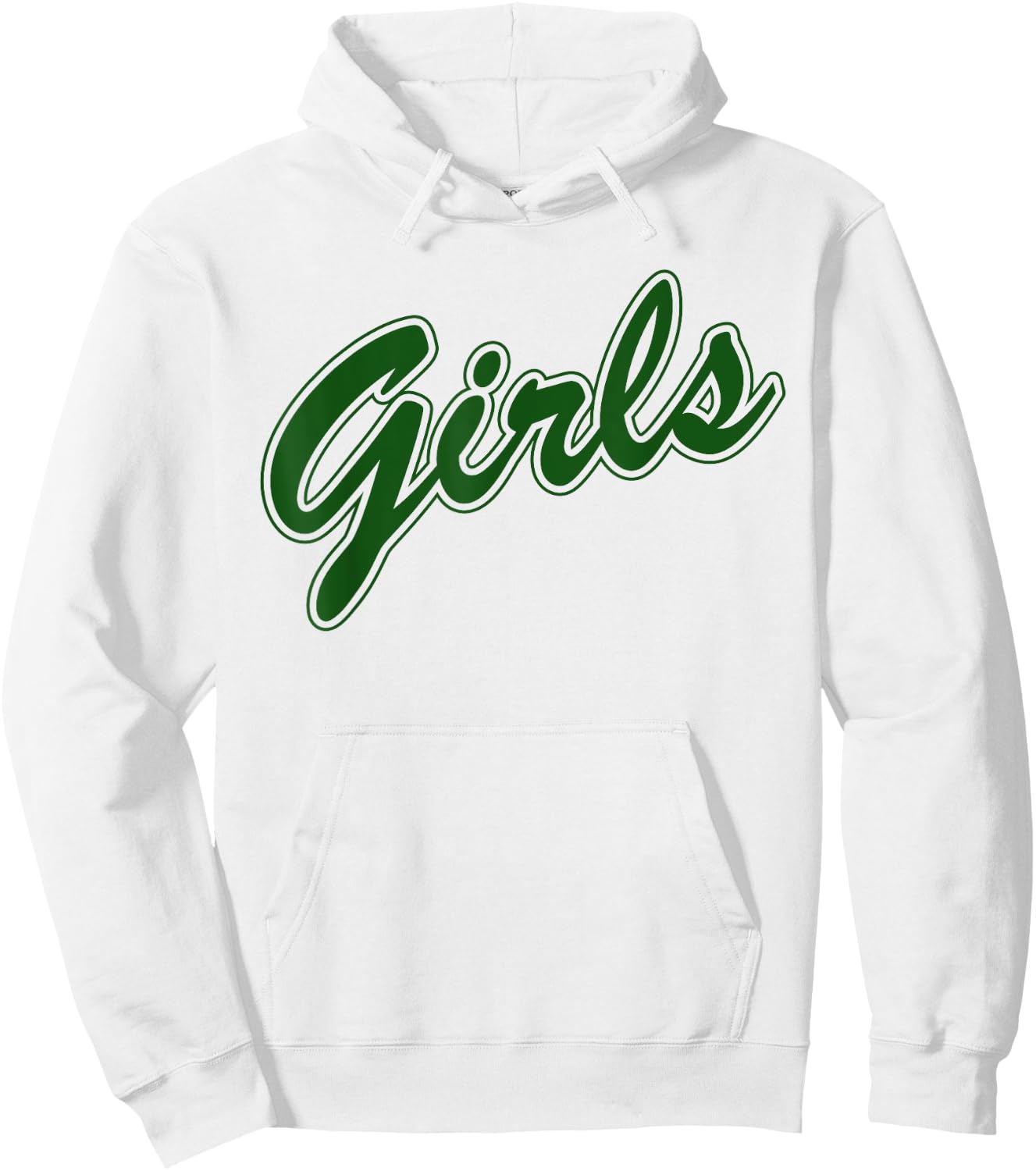 Girls Shirt Friends Green Graphic , grey Hoodie - Hoodie | White