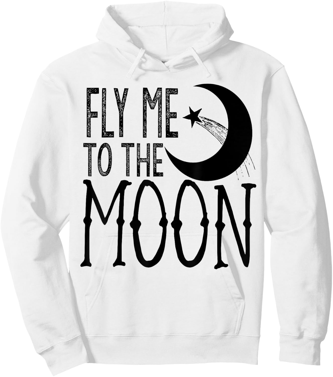 Fly Me to the Moon Hoodie - Hoodie | White