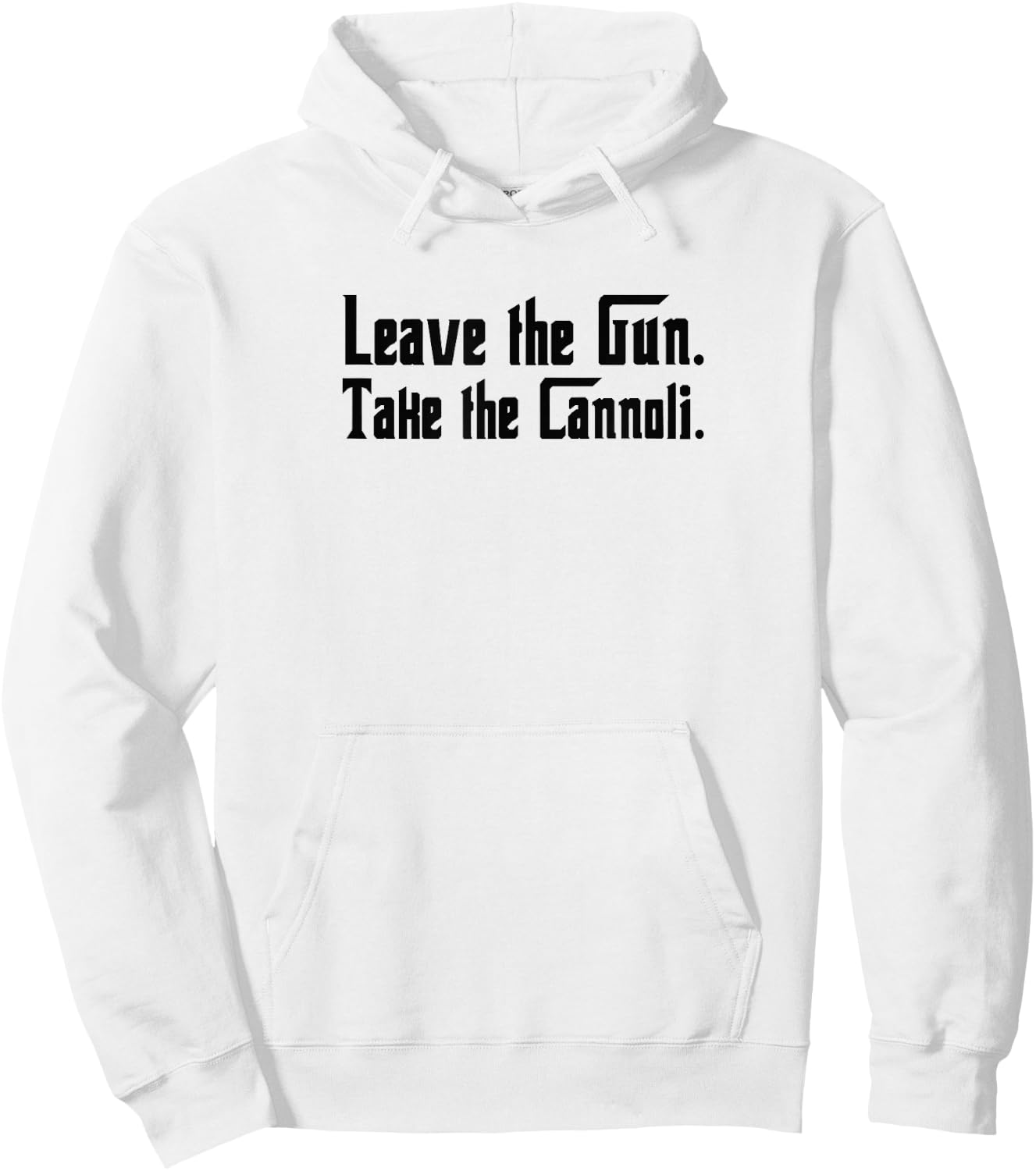 Leave The Gun Take The Cannoli Hoodie - Hoodie | White
