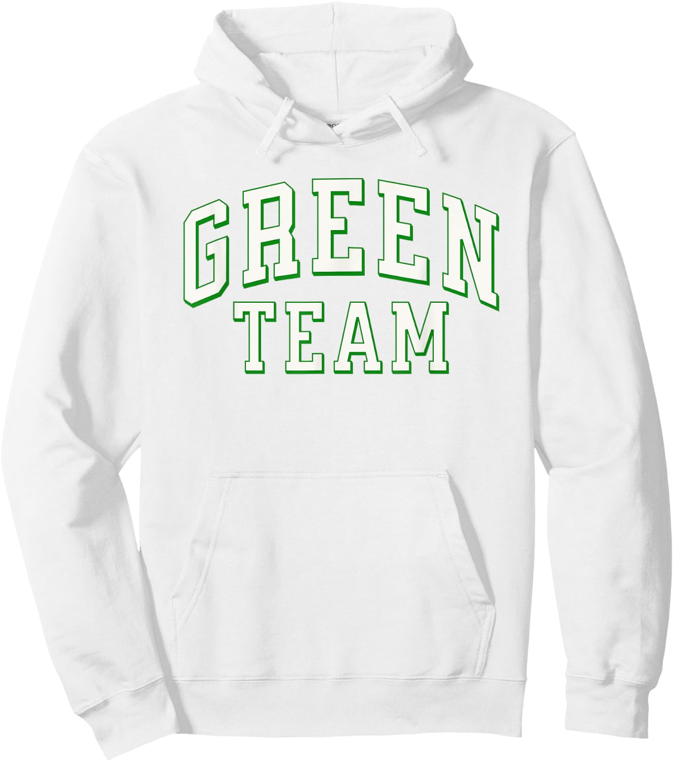 Green Team Matching Team Spirit & Unity Green Color Design Hoodie - Hoodie | White