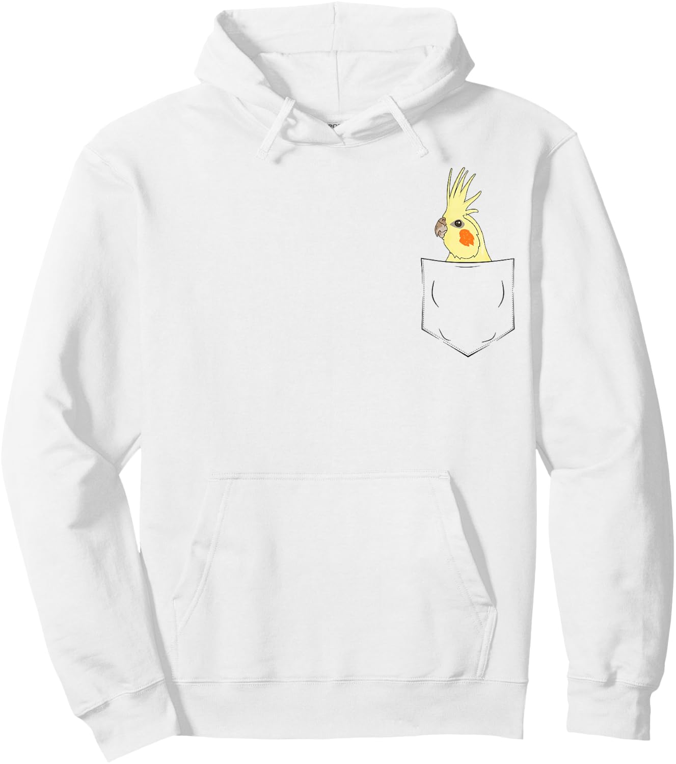 Lutino Cockatiel Bag Birds Gift Parakeets Hoodie - Hoodie | White