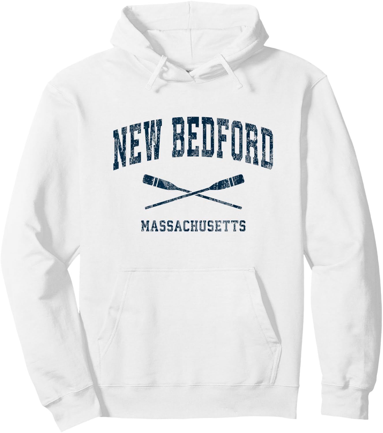 New Bedford Massachusetts Vintage Nautical Paddles Sports Oa Hoodie - Hoodie | White