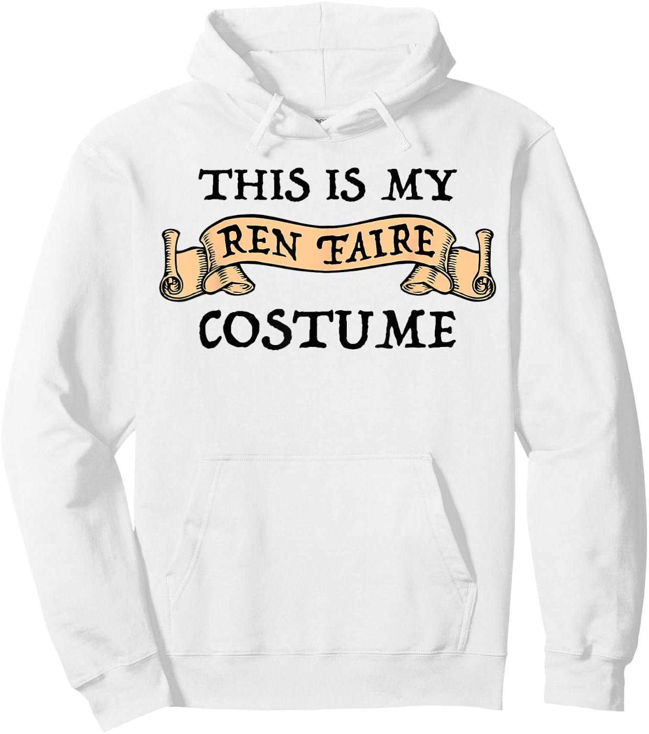 This is My Ren Faire Costume Funny Renaissance Fest Hoodie - Hoodie | White