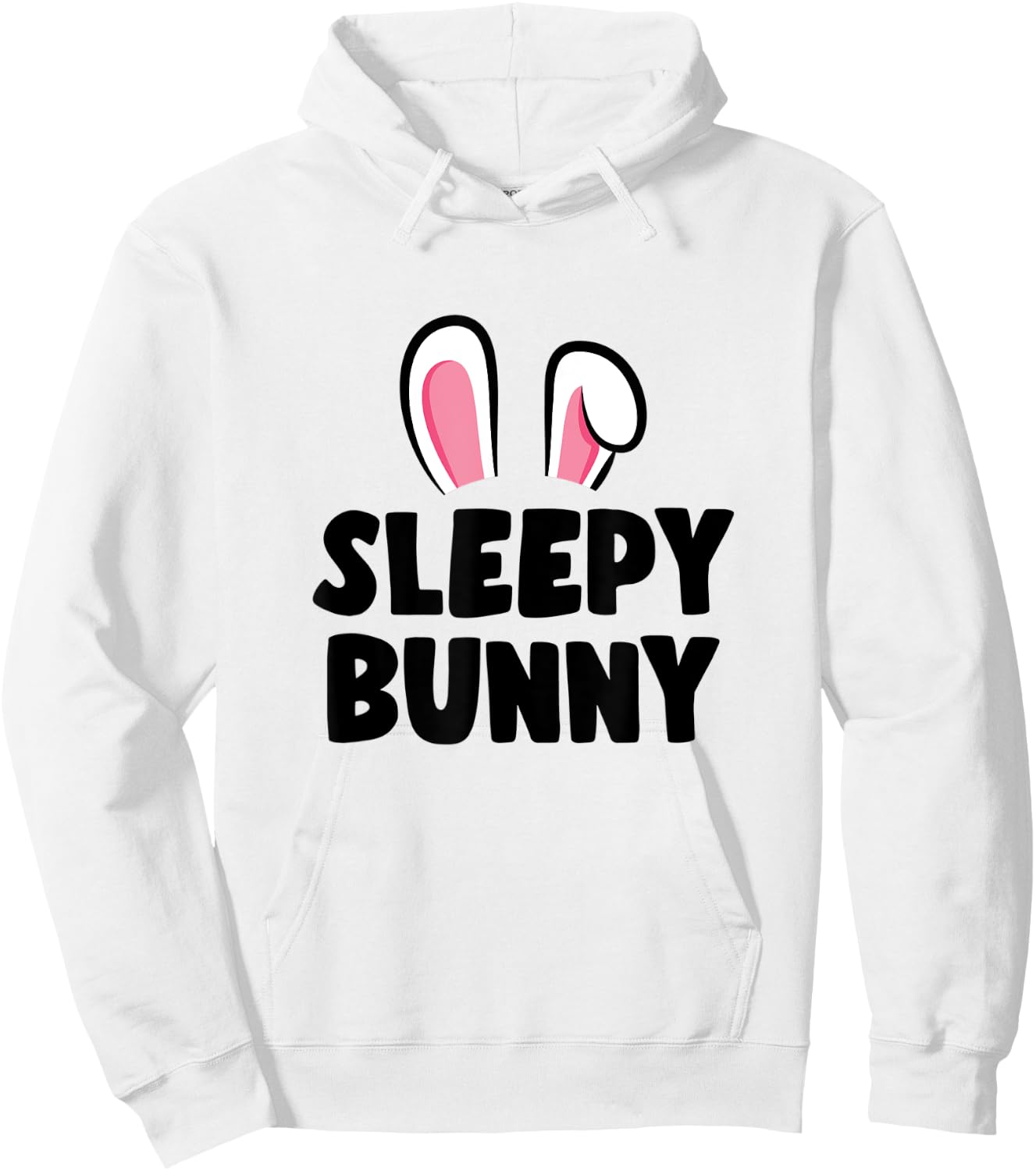 Sleepy Bunny Hoodie - Hoodie | White