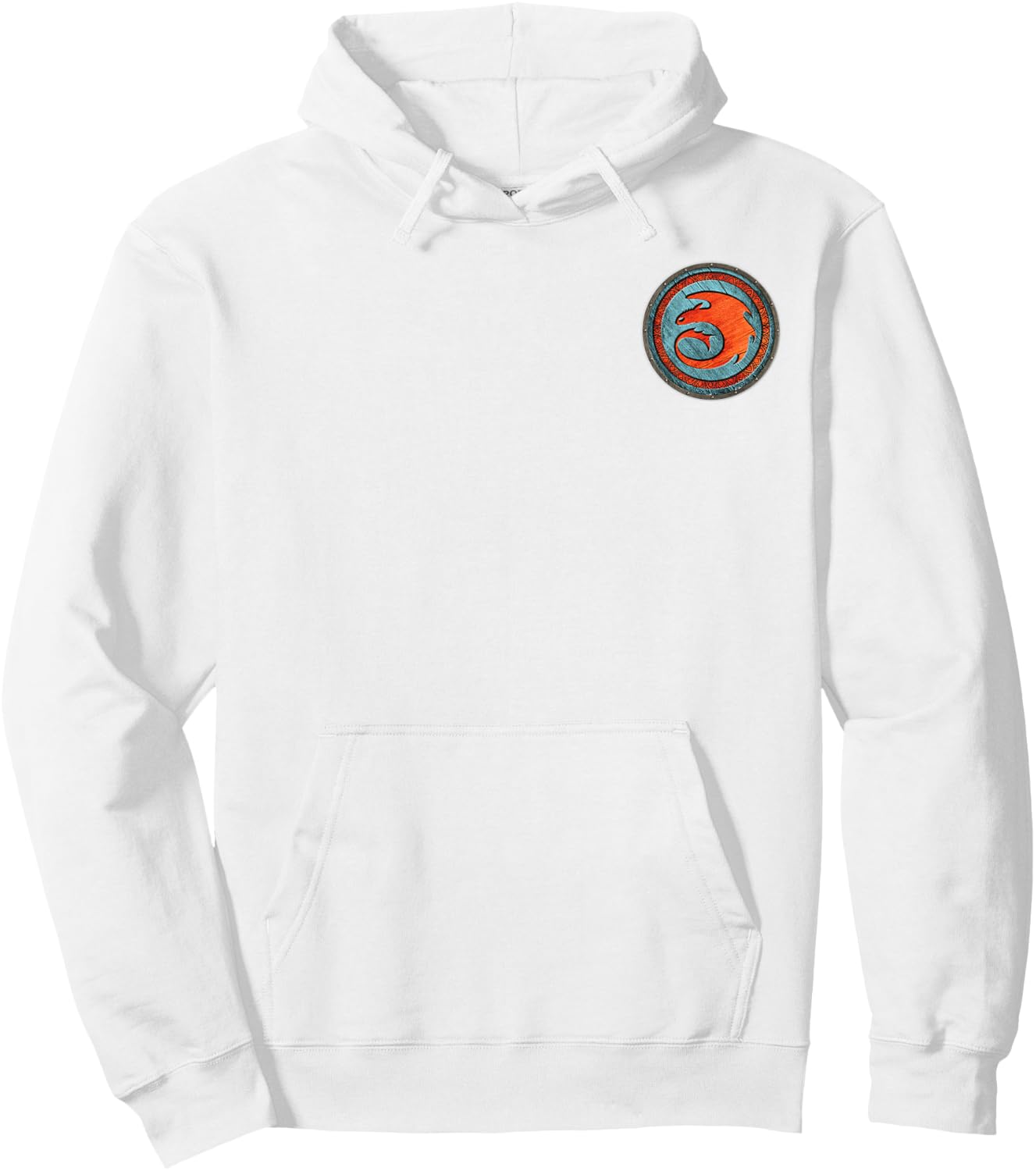 Universal Epic Universe Isle of Berk Viking Shield Two Sided Hoodie - Hoodie | White