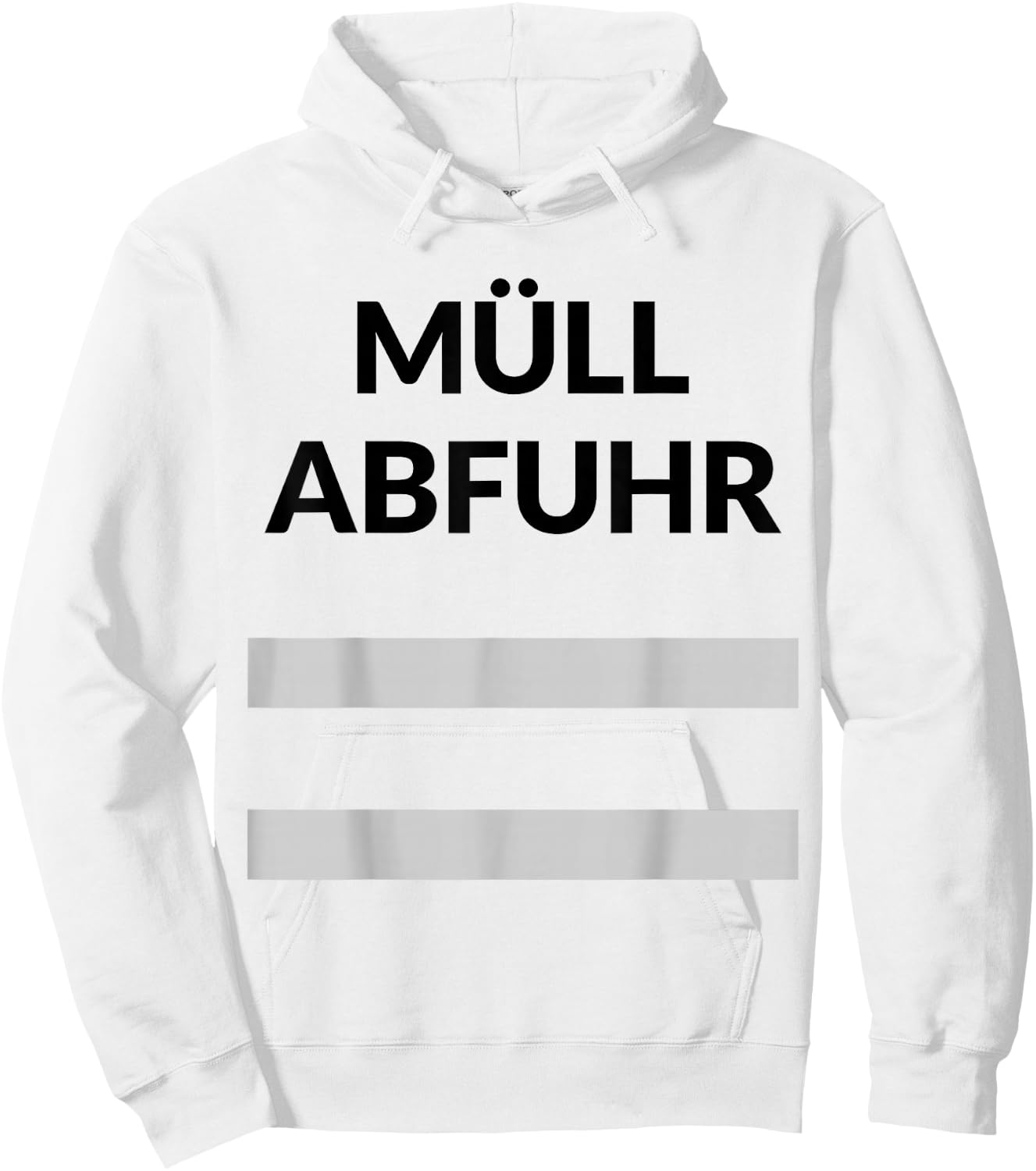 Müllmann Costume Rubbish Driver Rubbish Collection Children's Men's Women's , orange Hoodie - Hoodie | White