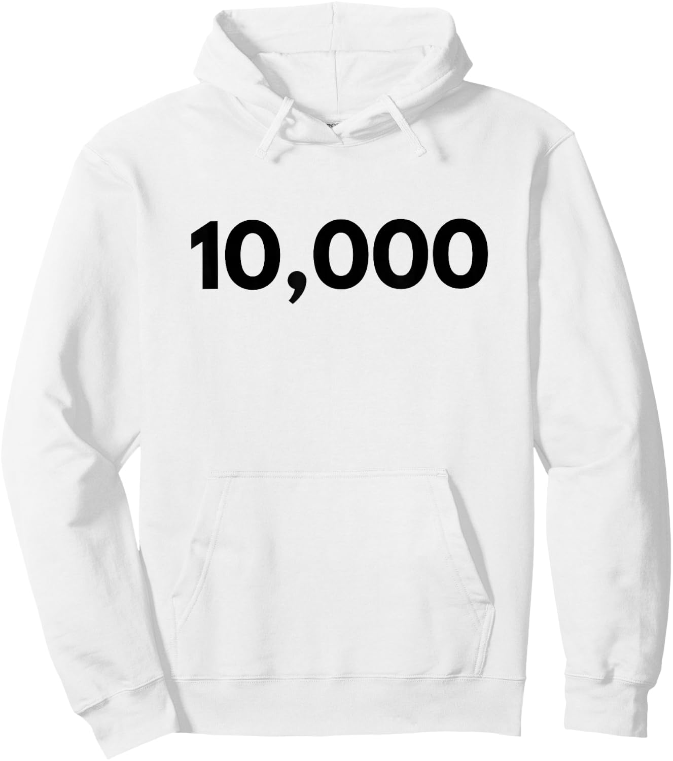 Number 10,000 - Best Ten Thousand Year Old Hoodie - Hoodie | White