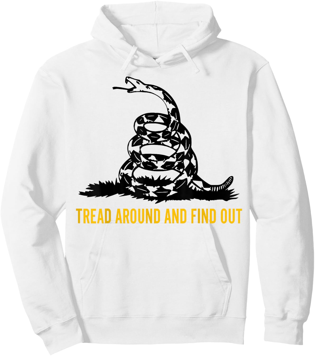Tread Around And Find Out Hoodie - Hoodie | White