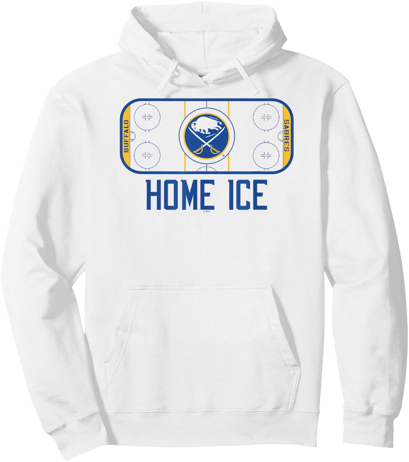Buffalo Sabres Home Ice White Officially Licensed Hoodie - Hoodie | White