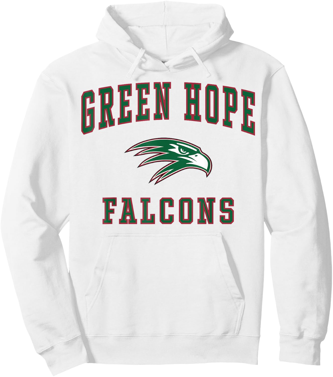 Green Hope High School Falcons Hoodie - Hoodie | White