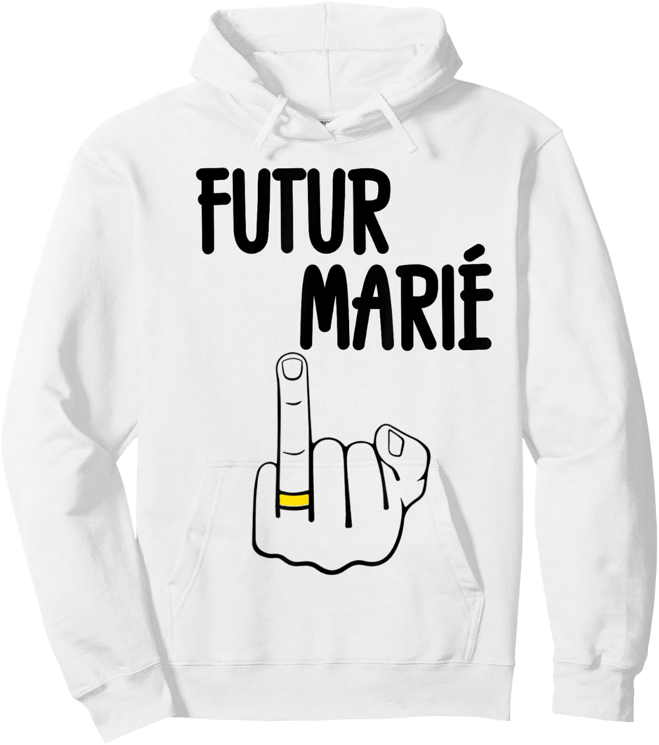 Futur Marié Enterrement Vie De Garçon EVG Humour , white, S Hoodie - Hoodie | White