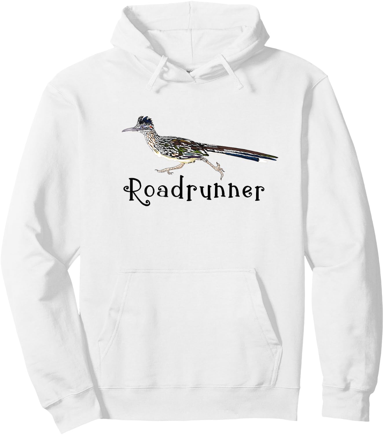 ROADRUNNER cool bird gift design Hoodie - Hoodie | White