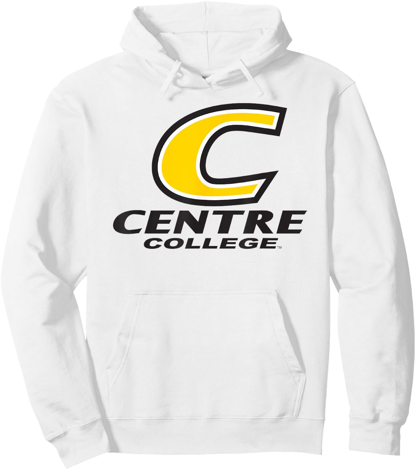 Centre College Colonels Stacked C Logo Hoodie - Hoodie | White
