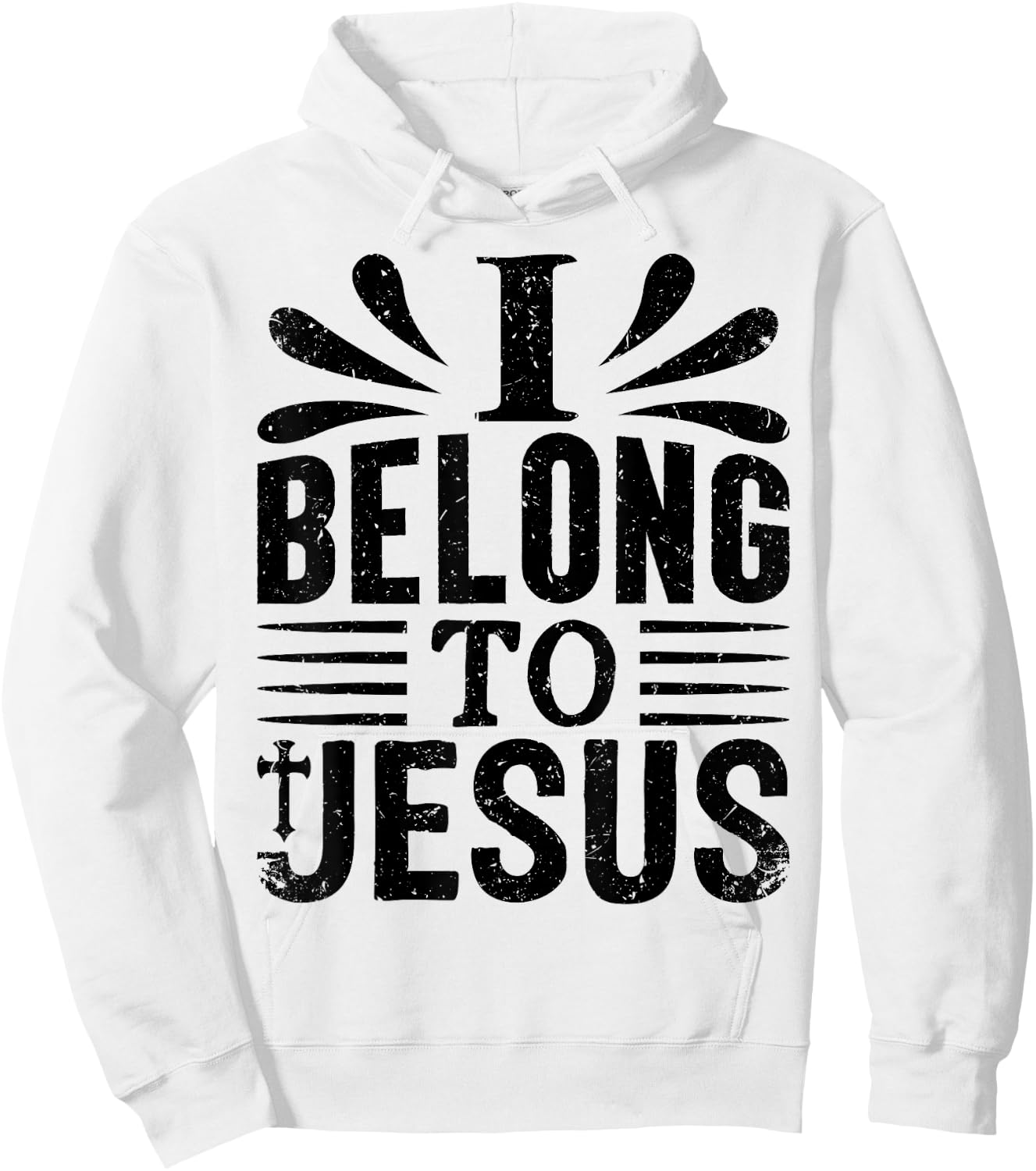 I belong to Jesus Hoodie - Hoodie | White