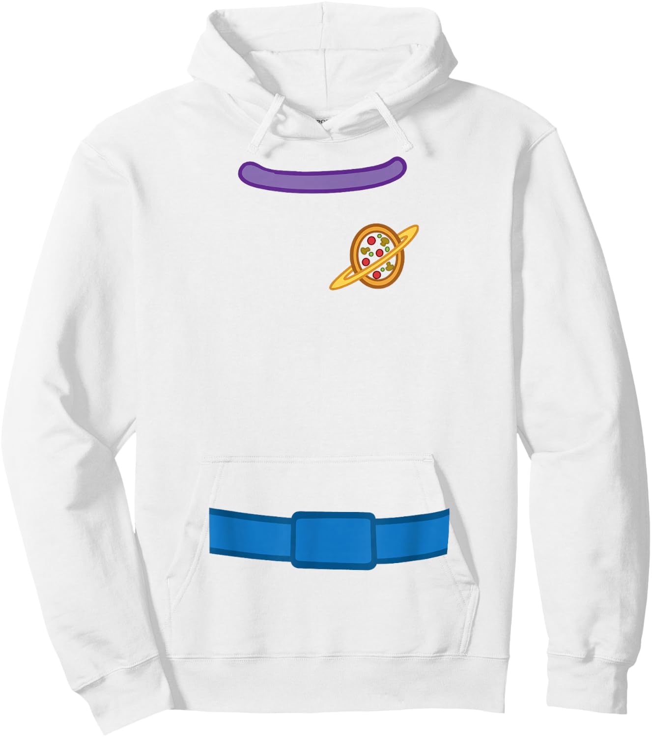 Disney child Classic Pixar Toy Story Alien Costume Halloween T Shirt, Blue, Small US Hoodie - Hoodie | White