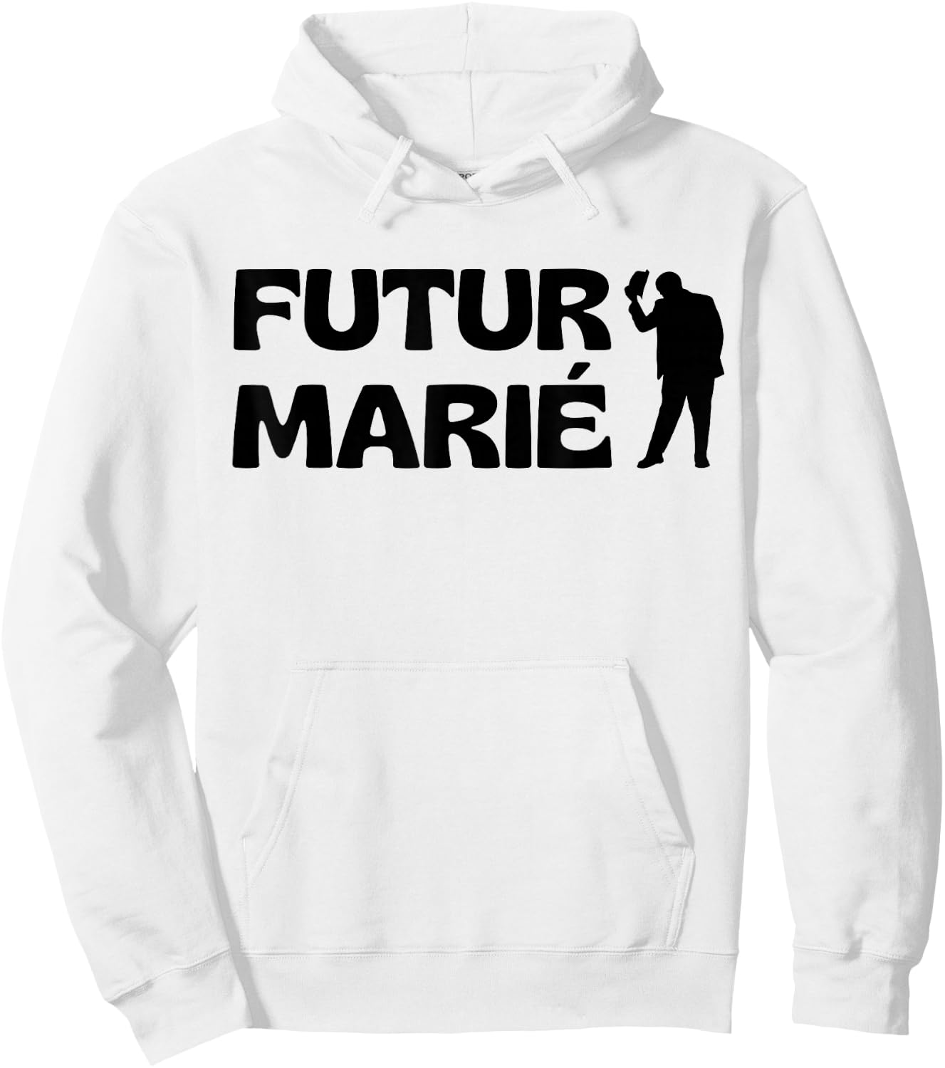 Future Groom Man Hat Wedding Costume EVG Party Humor , white, S Hoodie - Hoodie | White