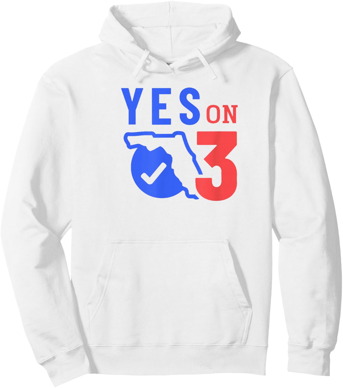 Vote Yes on 3! Hoodie - Hoodie | White