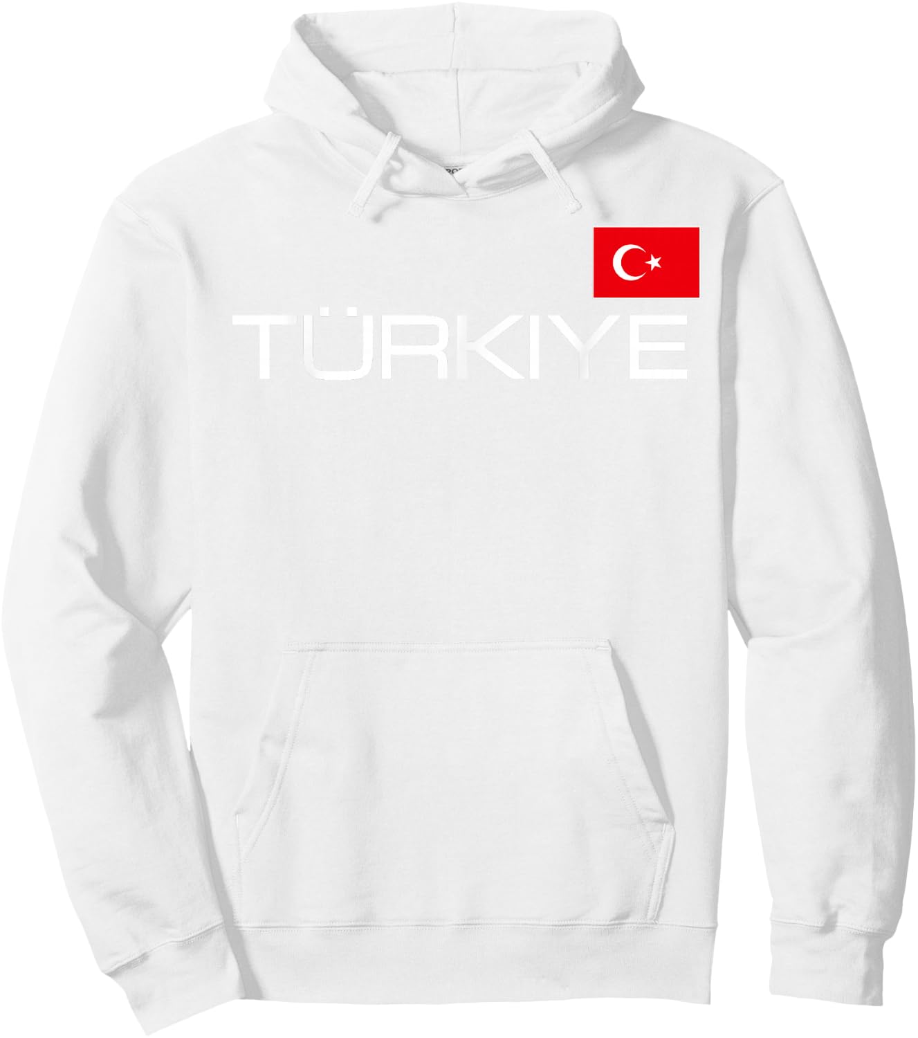 Turkiye Turkey Flag Turkish Sports Jersey Style Hoodie - Hoodie | White