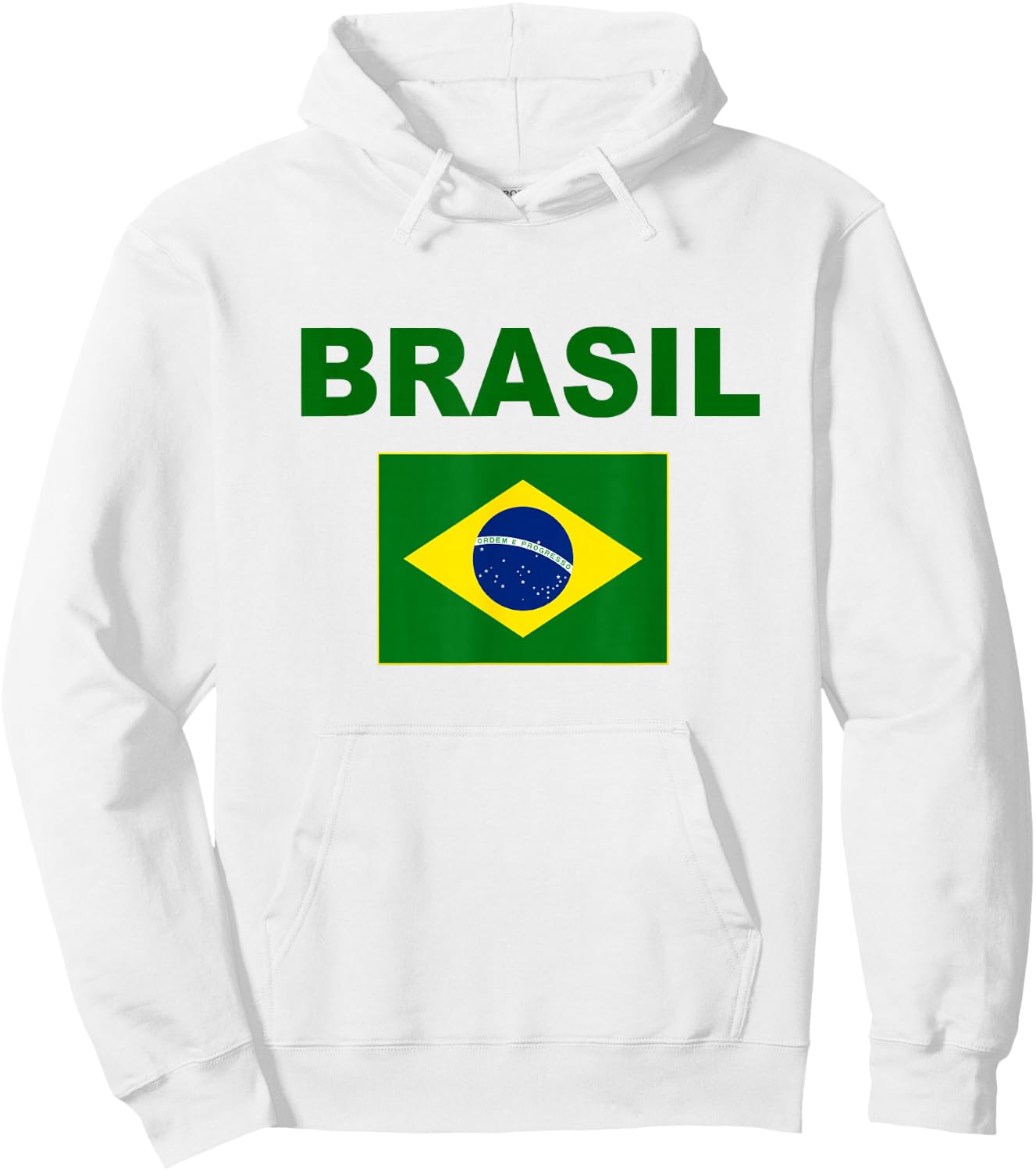 Brazil Flag Cool Brazilian Flags Men Women Brasil Hoodie - Hoodie | White