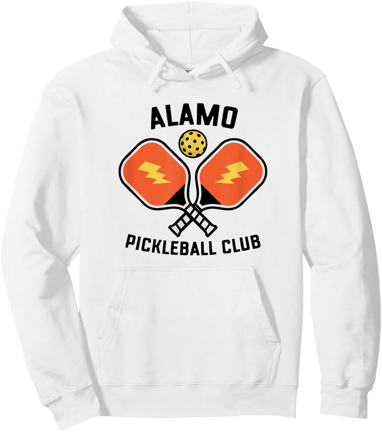 Alamo Pickleball Club Pickle Ball Team Retro Hoodie - Hoodie | White
