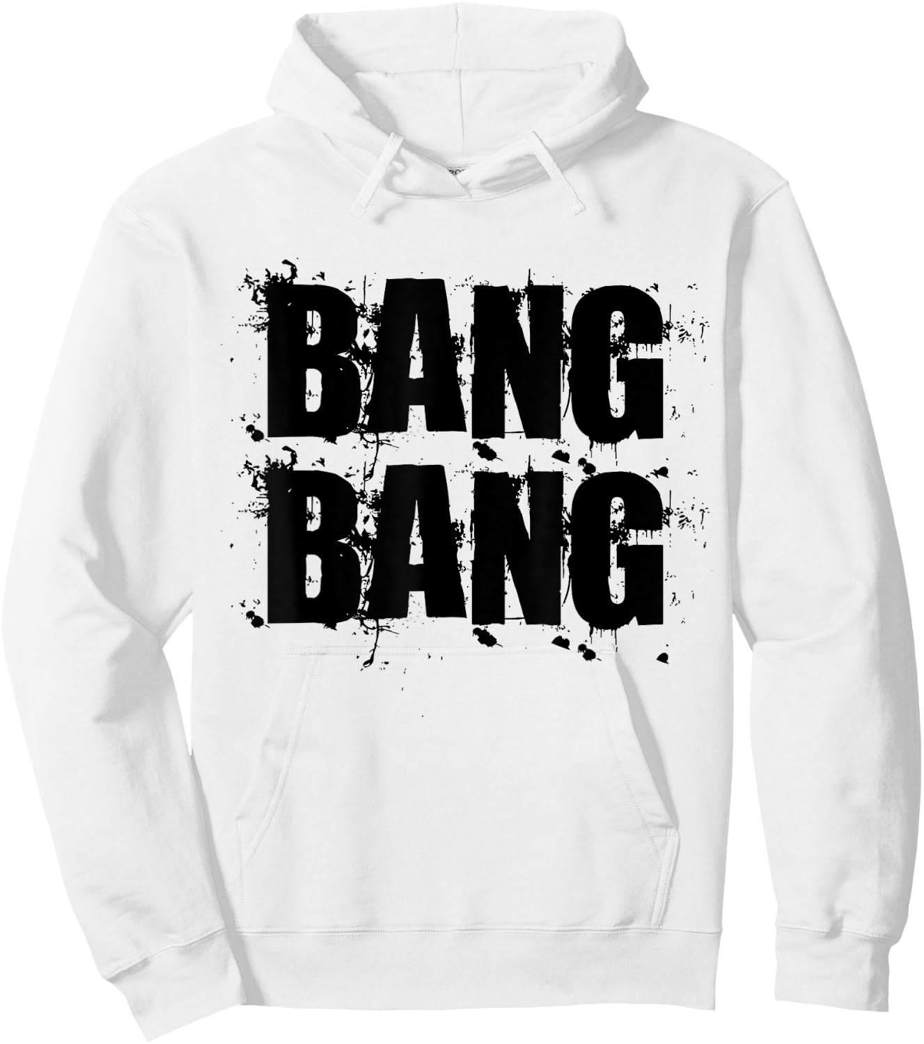 Bang Bang | Gang | Army fans | Bullets and guns. Hoodie - Hoodie | White