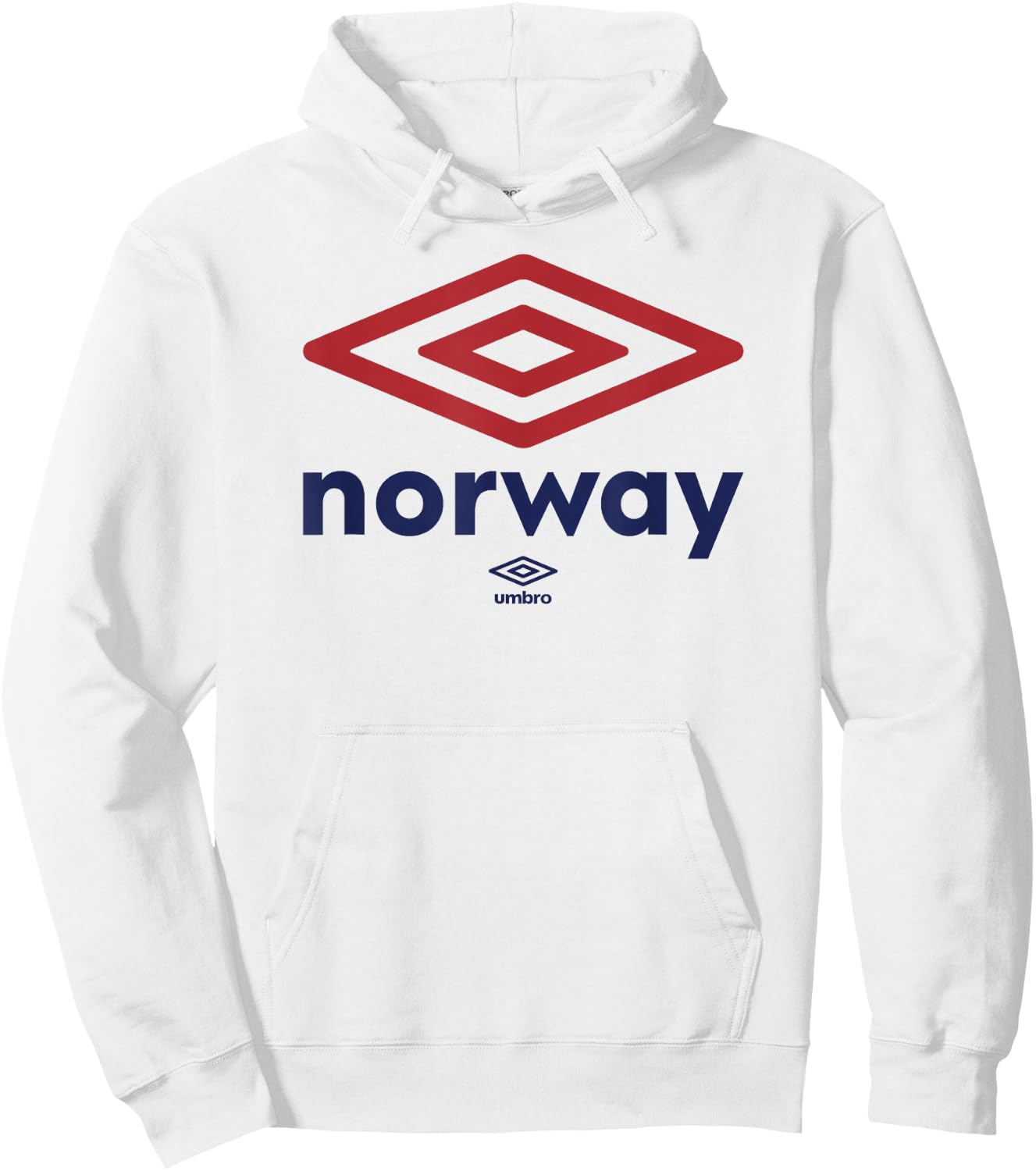 Umbro International Soccer Diamond Norway Logo Hoodie - Hoodie | White