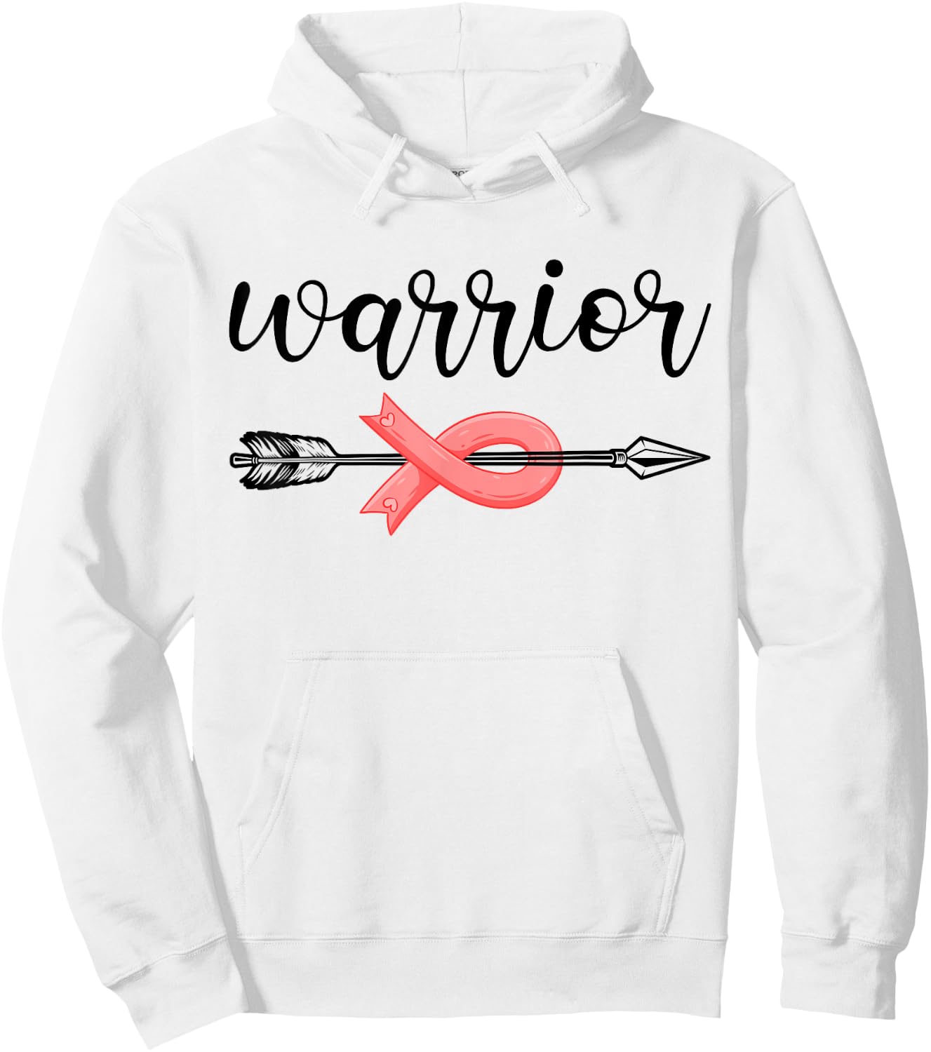 Endometrial Uterine Cancer Warrior Uterine Cancer Awareness Hoodie - Hoodie | White