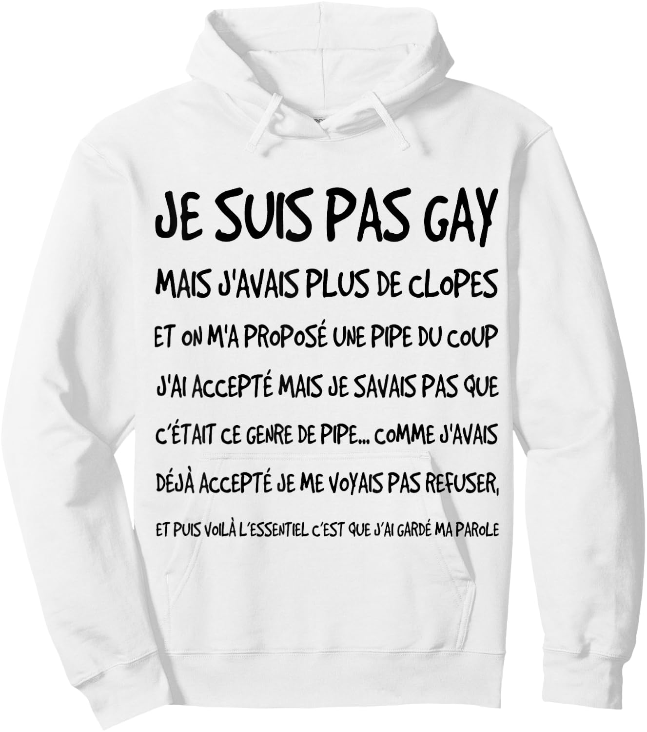 I'm Not Gay But 10, Joke And Humor Of Beauf Gift , white, S Hoodie - Hoodie | White