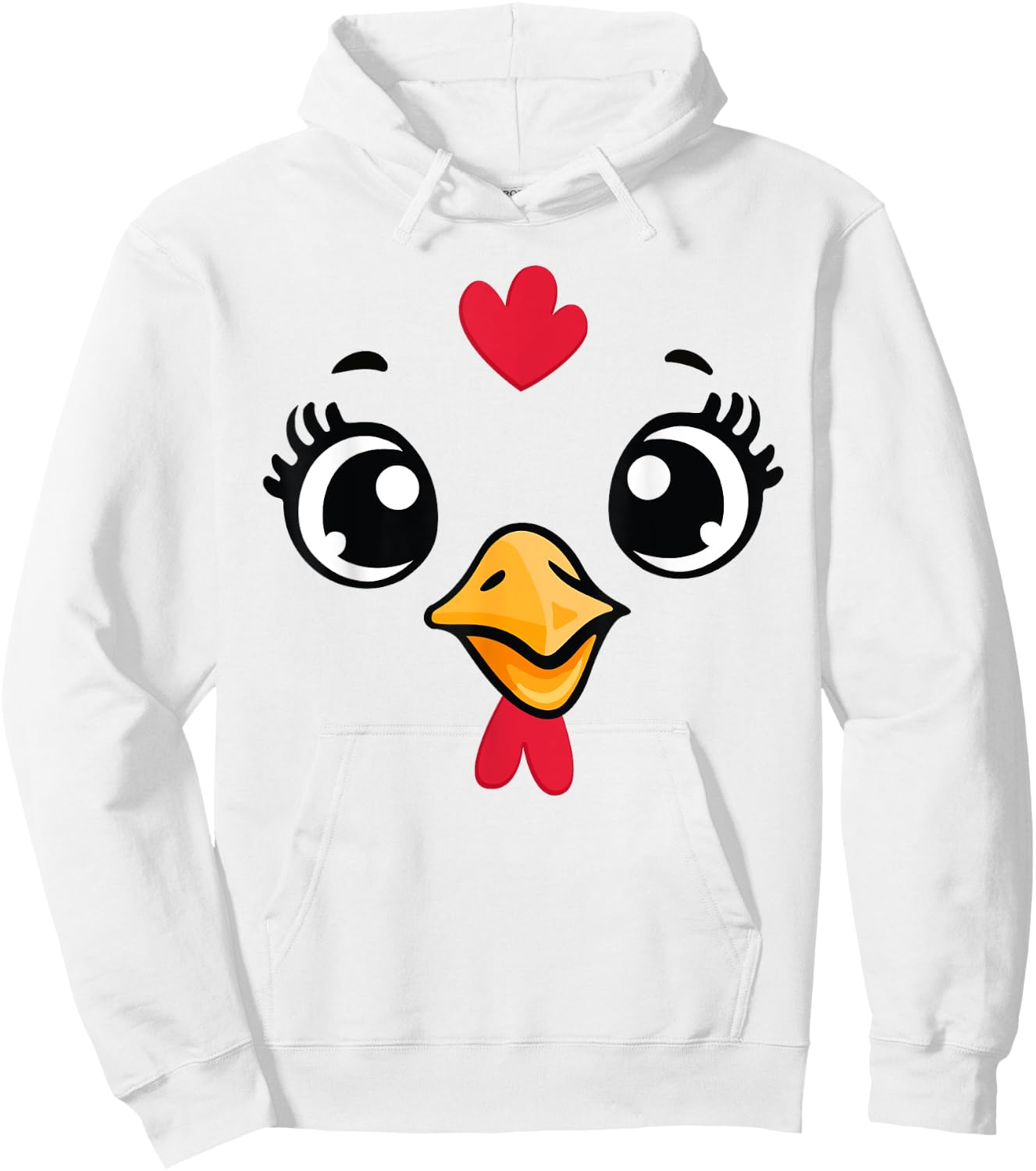 Funny Chicken Halloween Costume Women Kids Halloween Hoodie - Hoodie | White