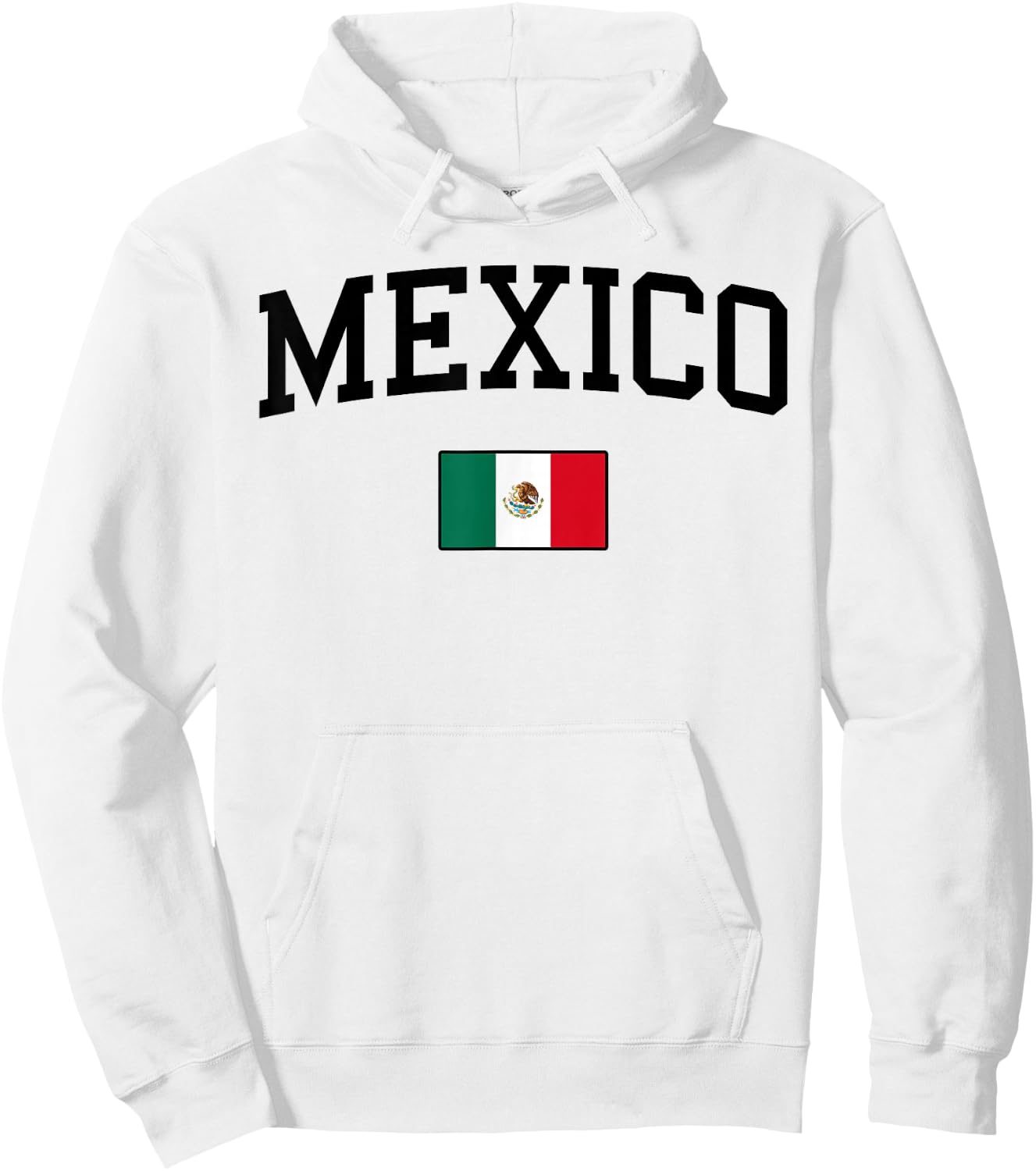 Mexikanische Flagge, Herren, Damen, Kinder, Mexiko Hoodie - Hoodie | White