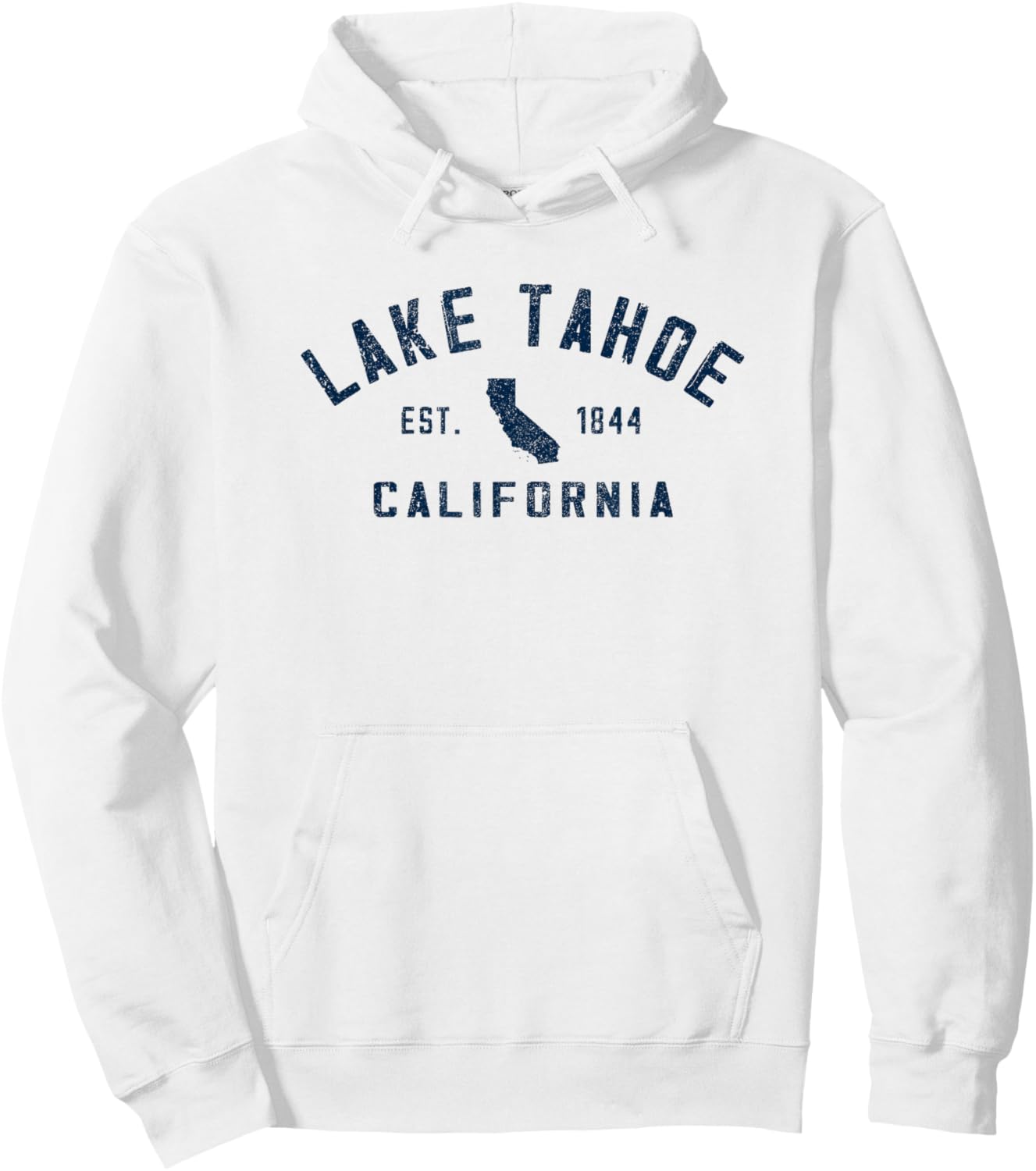 Vintage Lake Tahoe California Souvenir Retro Hoodie - Hoodie | White