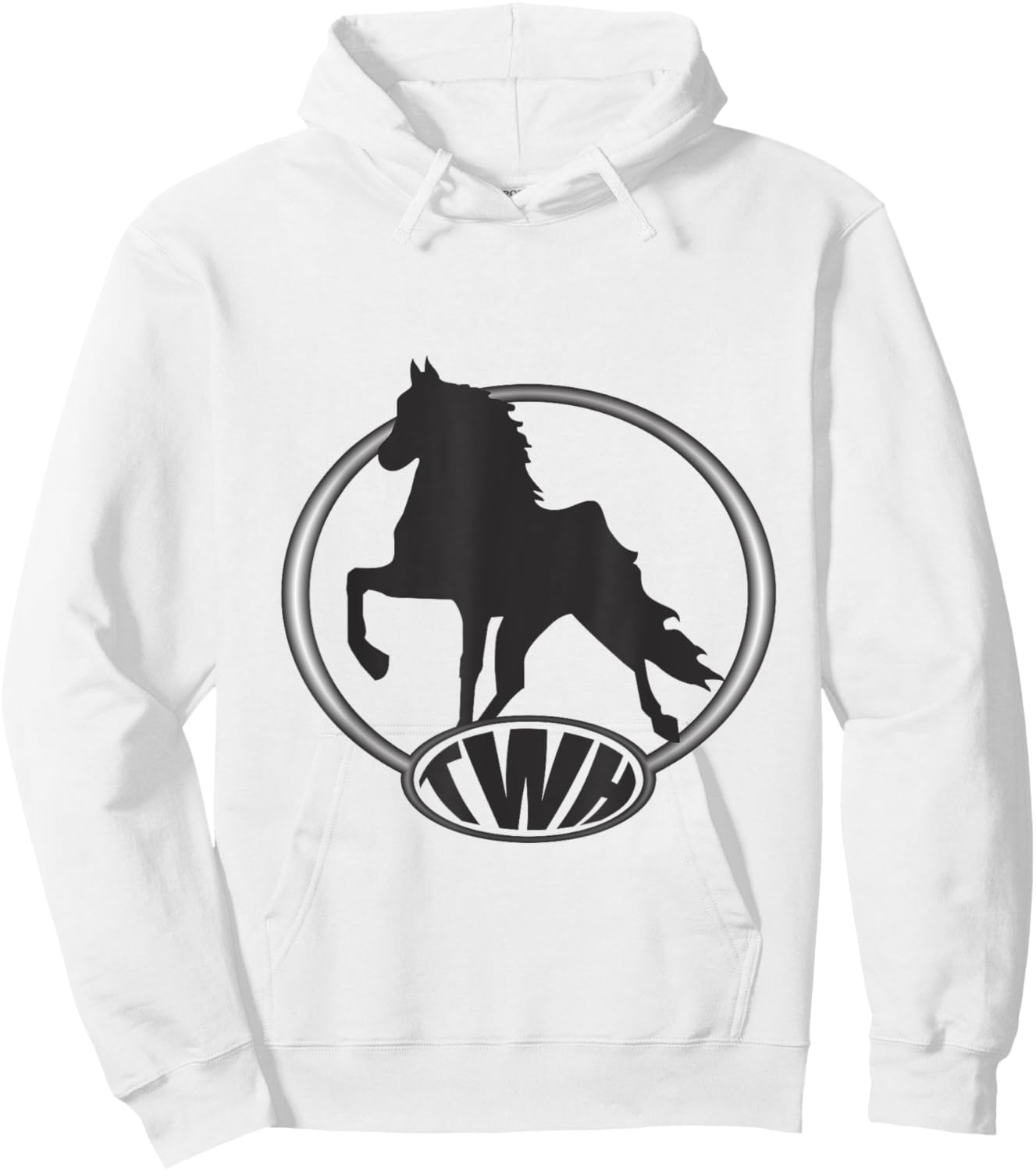 TWH Tennessee Walking Horse Equestrian Trending Horses Hoodie - Hoodie | White