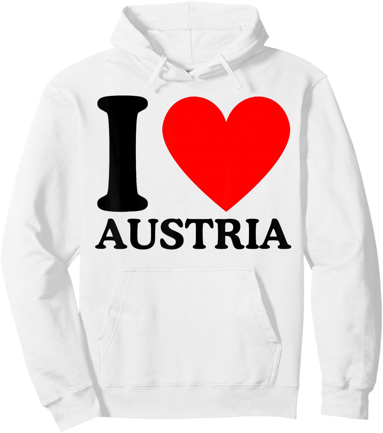 I Love Austria - Ich liebe Österreich Hoodie - Hoodie | White