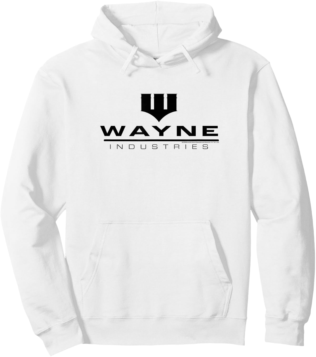 Batman Wayne Industries Logo , grey, S Hoodie - Hoodie | White