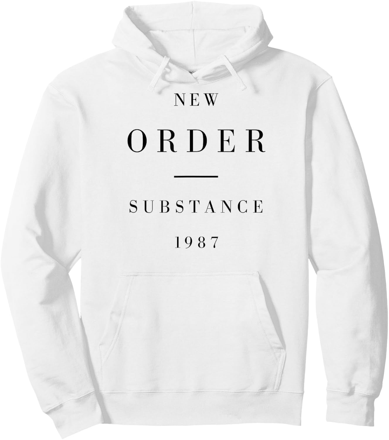 New Order Substance Graphic, Weiß, , Kurzarm, Klassische Passform, Klein Hoodie - Hoodie | White