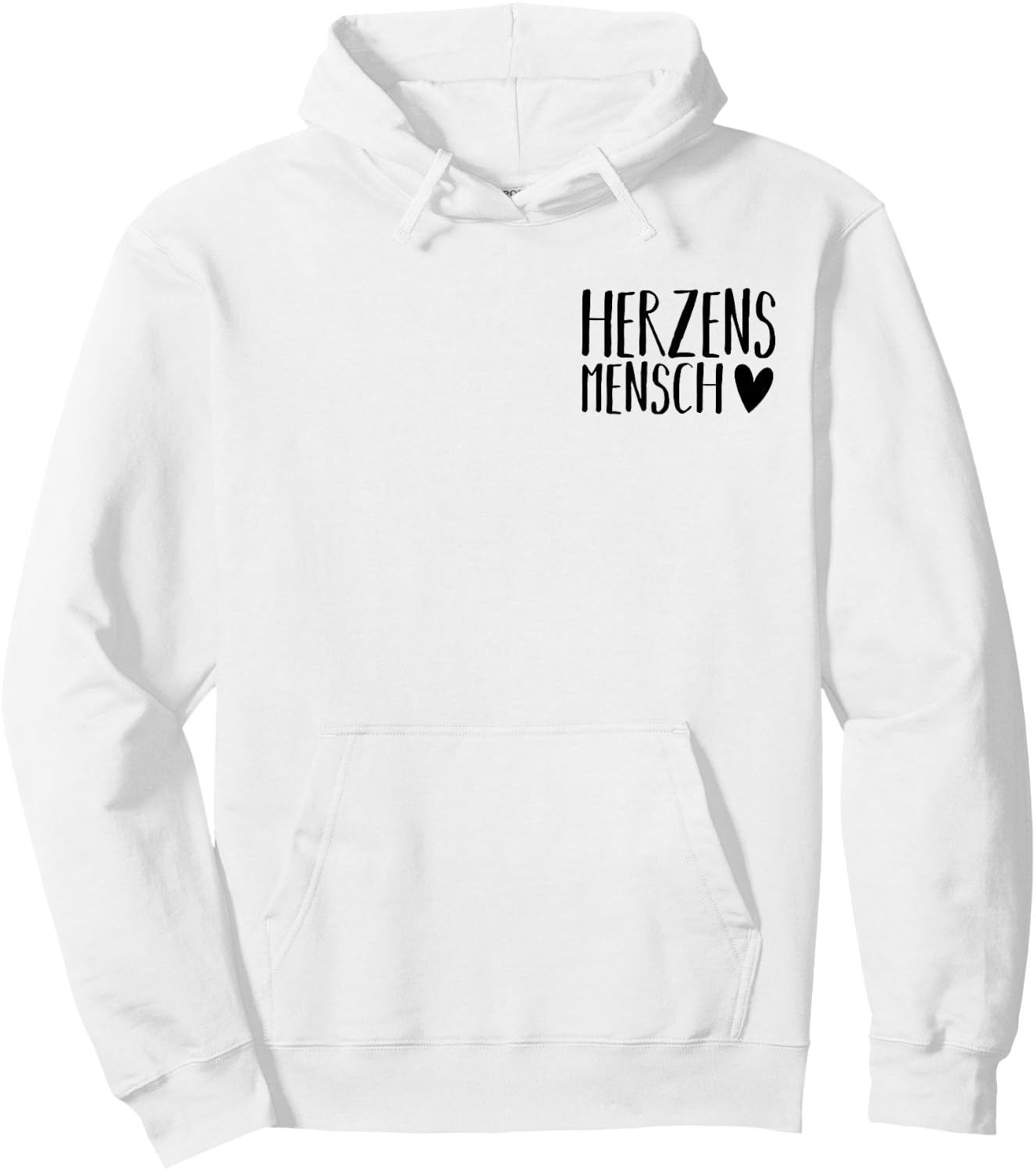 with German Text "Herzensmensch Freundinnen Beste Freundinnen Beste Freundinnen", White Hoodie - Hoodie | White