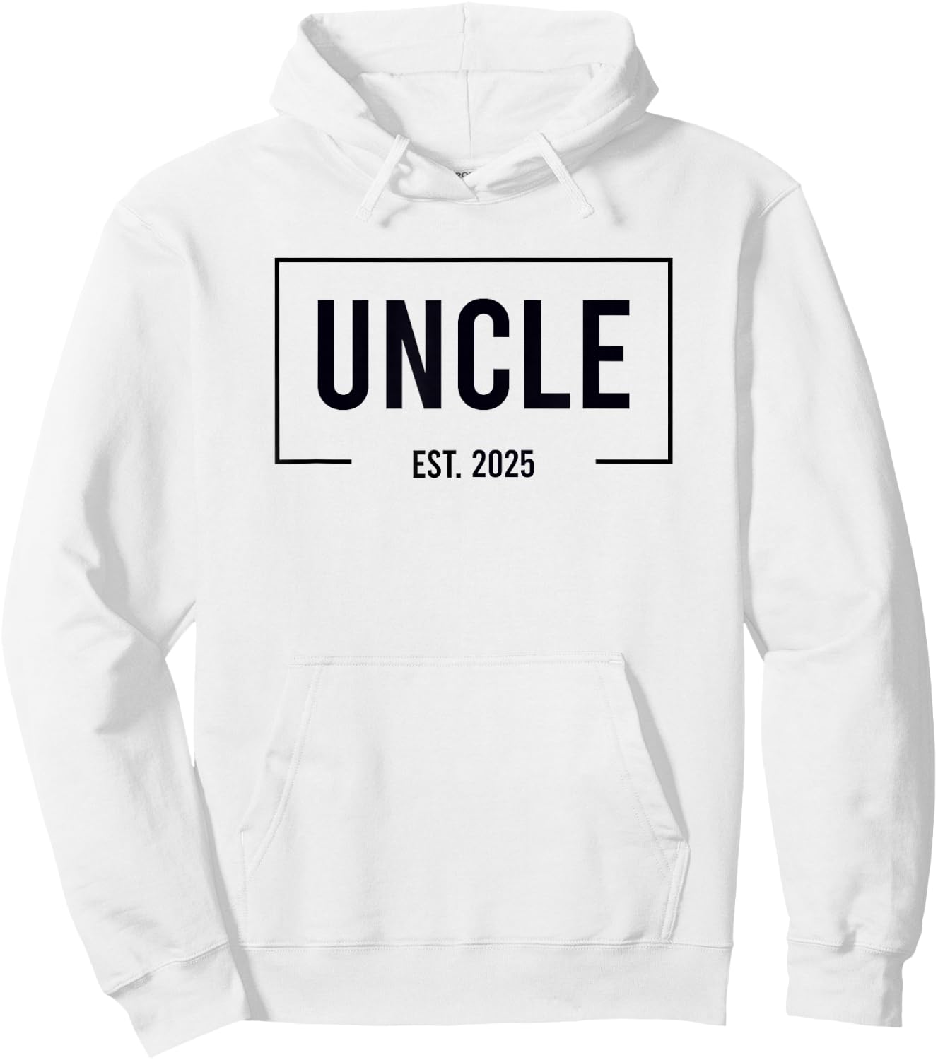 Uncle Est. 2025 Logo Onkel Loading New Uncle Hoodie - Hoodie | White